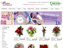 Tablet Screenshot of floraexpress.it